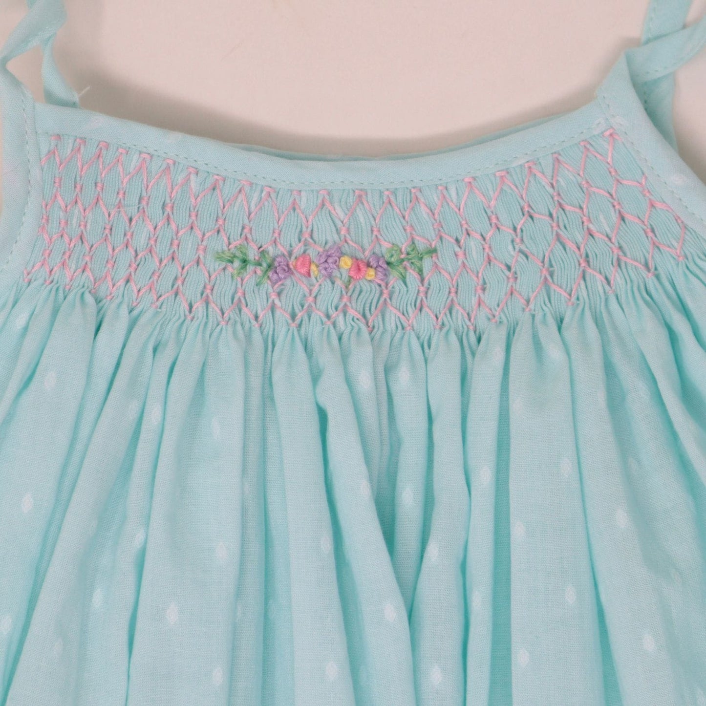 Mint Blue - Tie up Smock - Pure Cotton✨