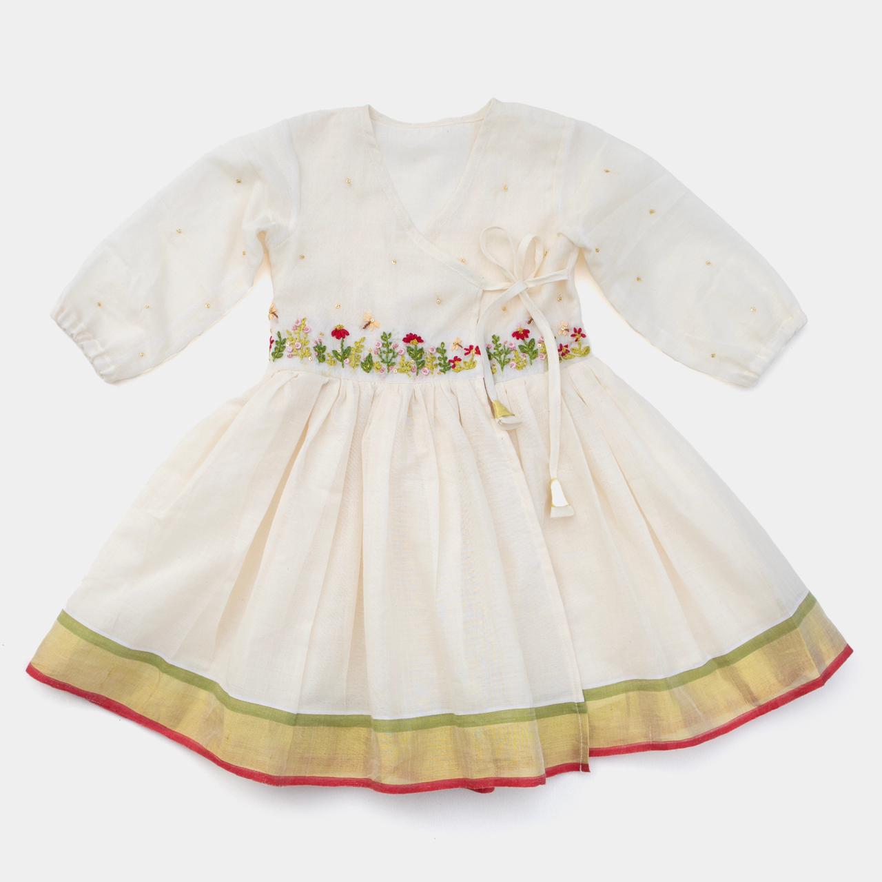 Chendamangalam Handloom - Wrap dress