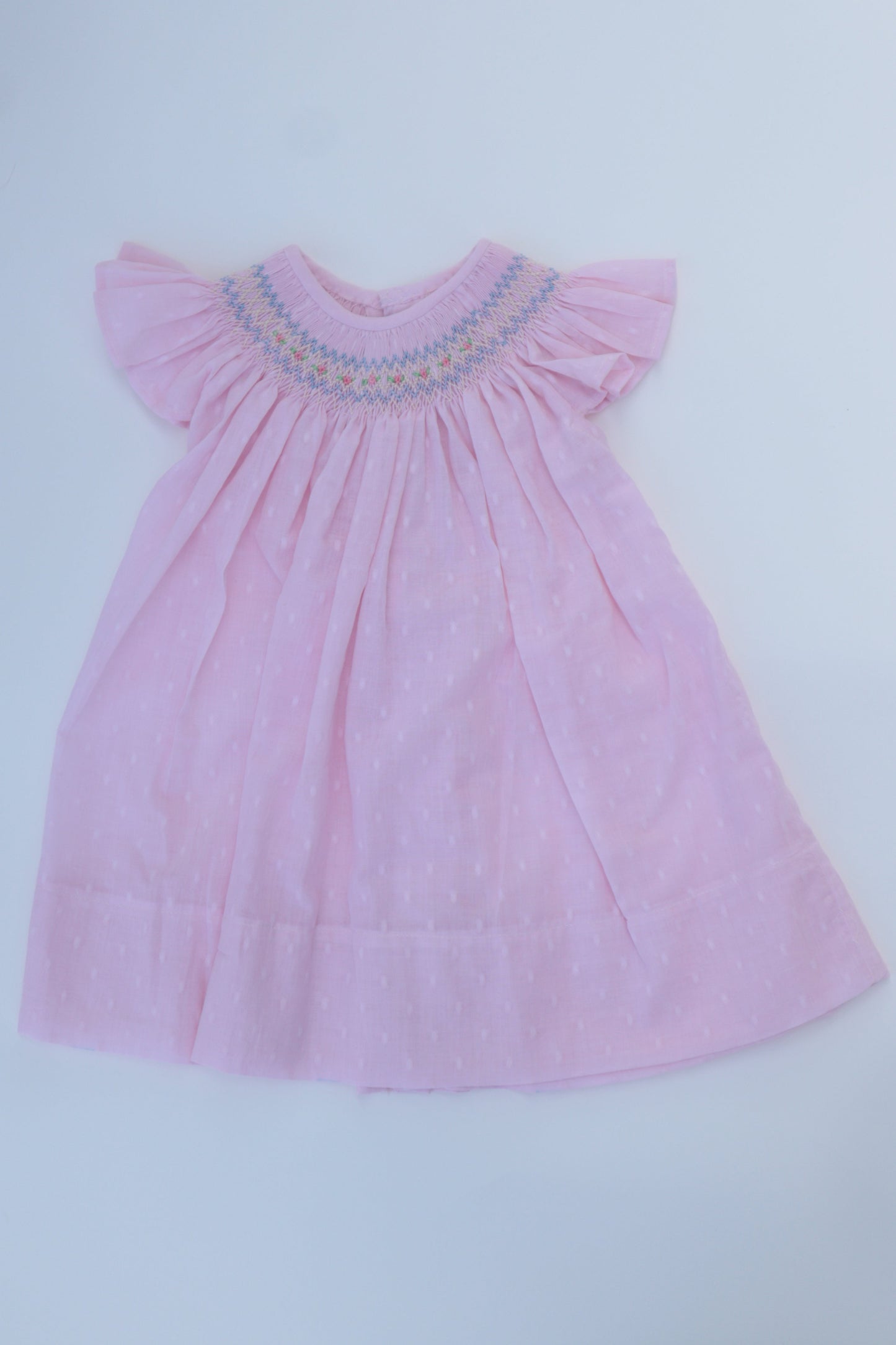 Bishop Smock Dress Orchid