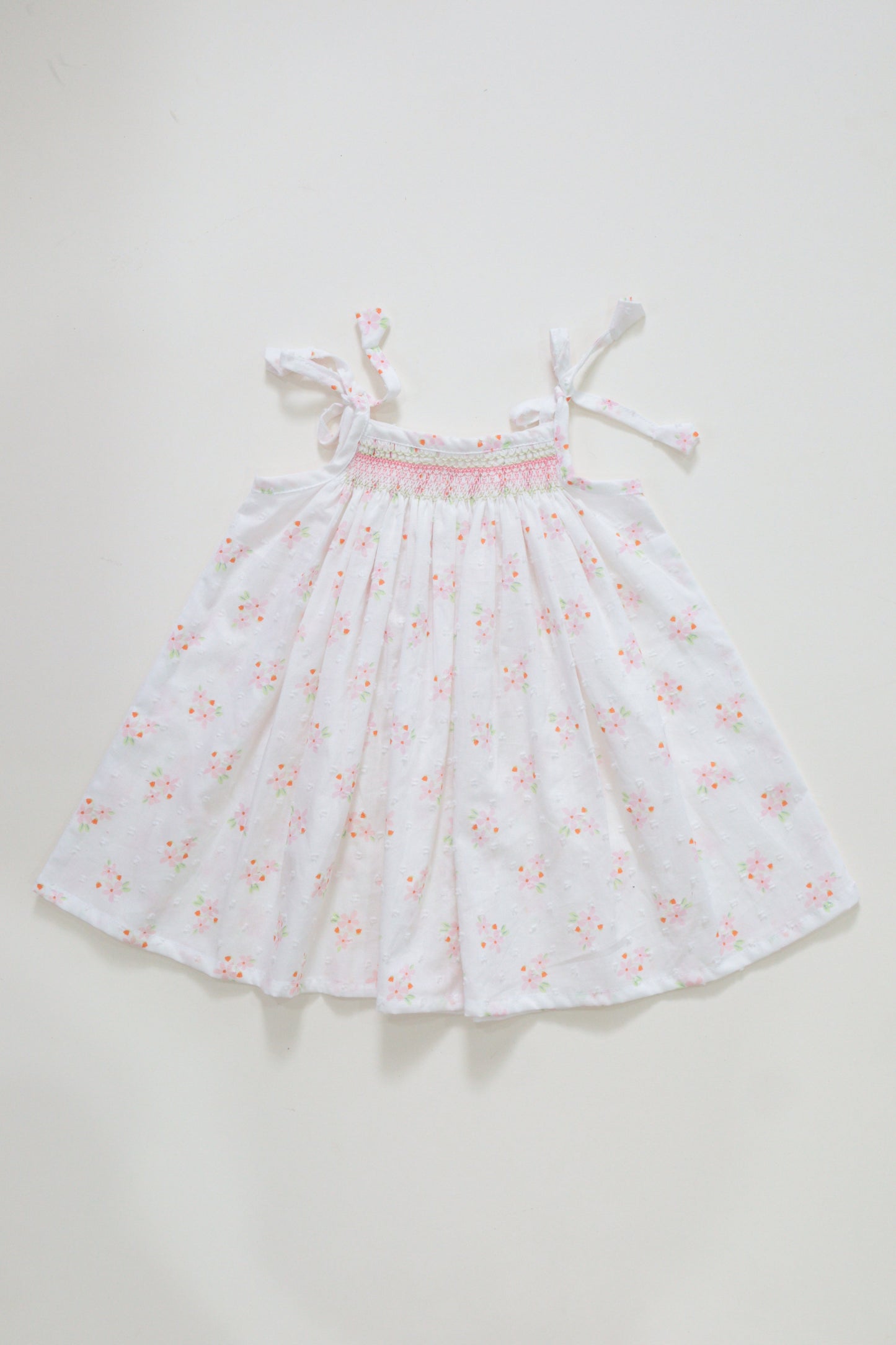 Meadow Grace Tieup Smock Dress