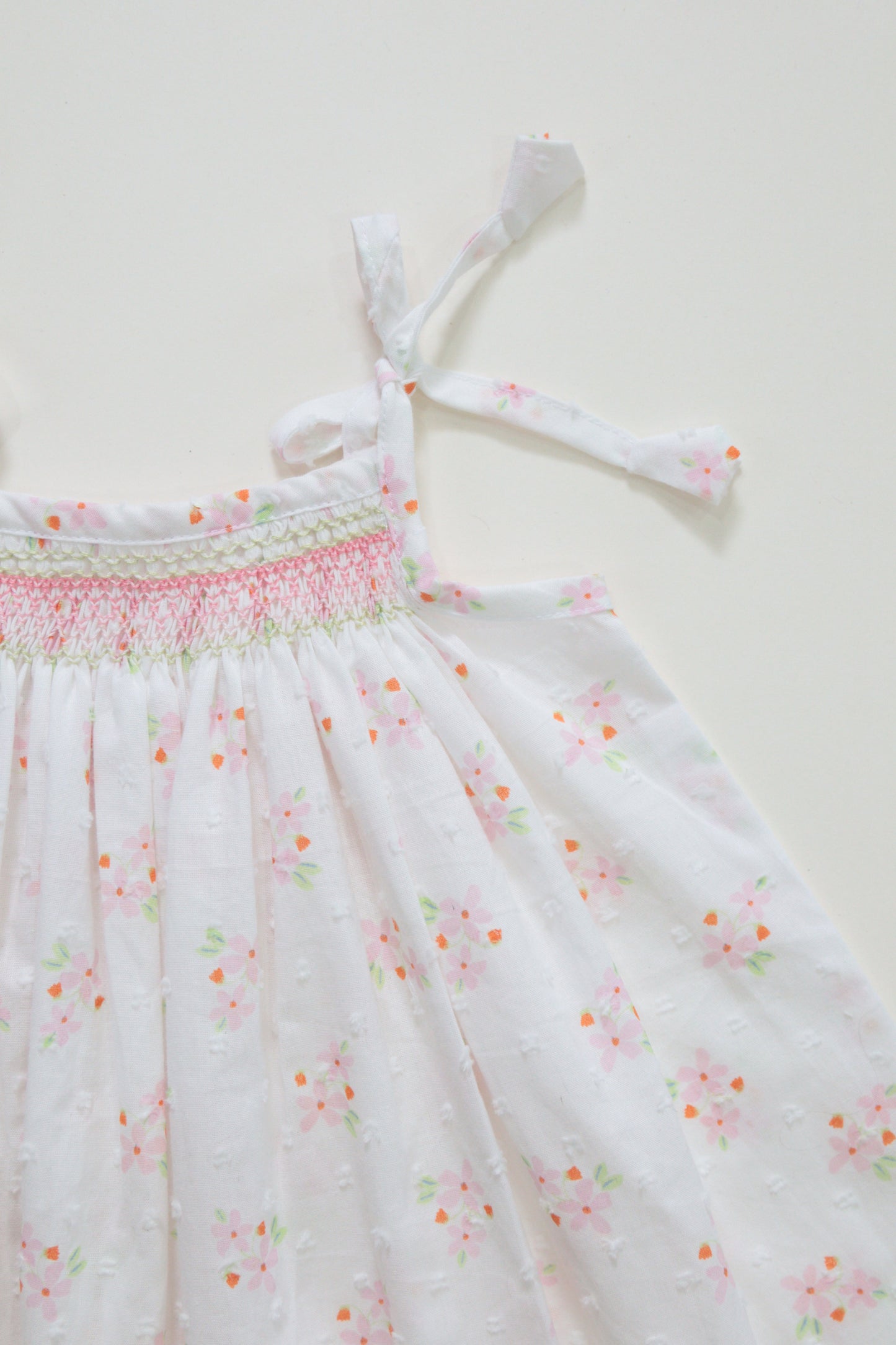 Meadow Grace Tieup Smock Dress