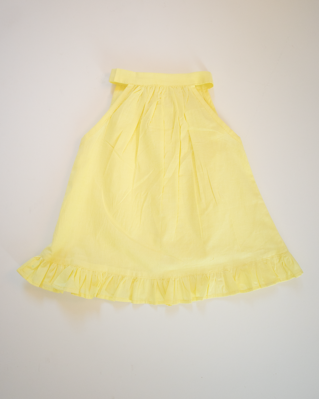 Halter Neck Jabala - Pure Cotton - Yellow