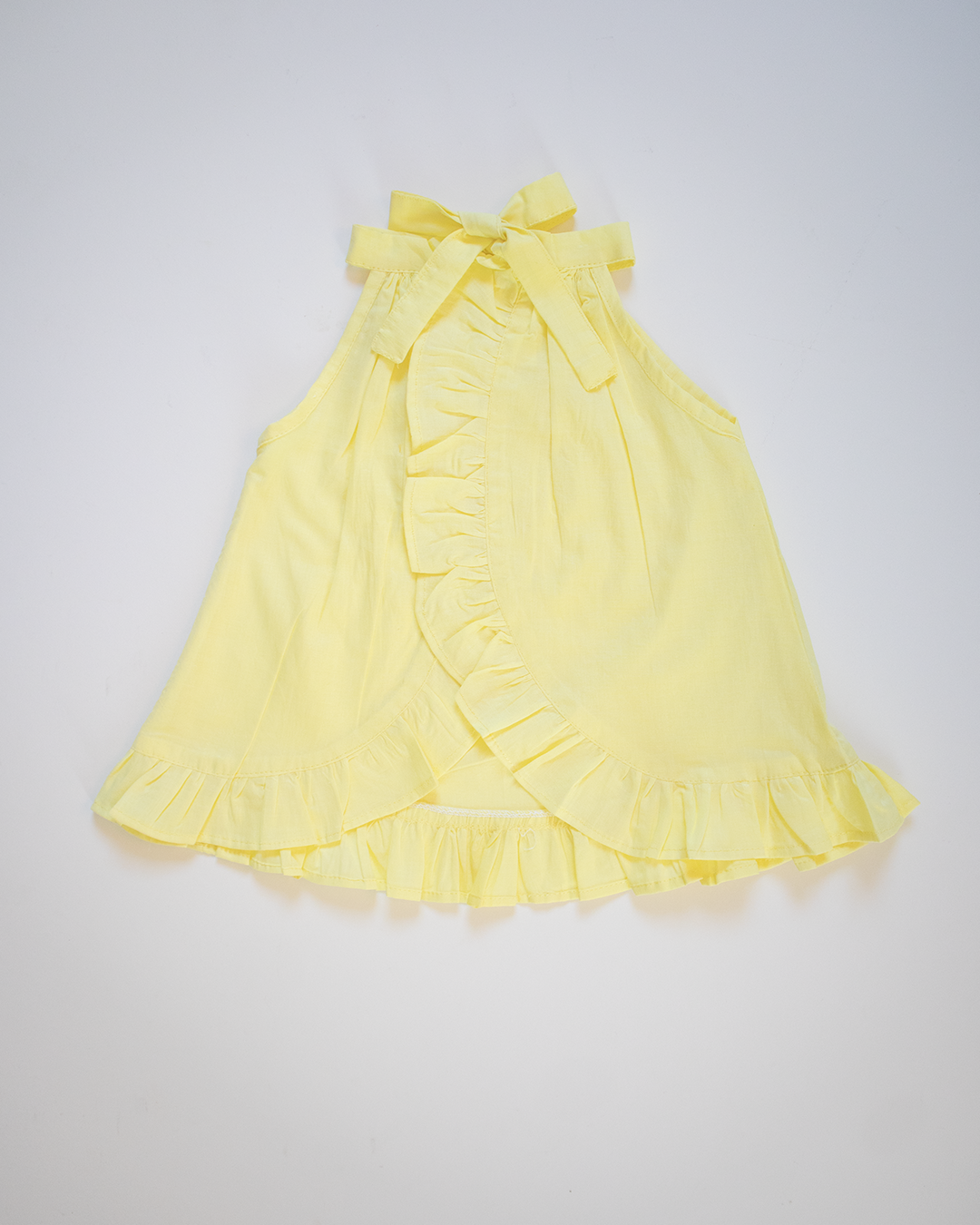 Halter Neck Jabala - Pure Cotton - Yellow