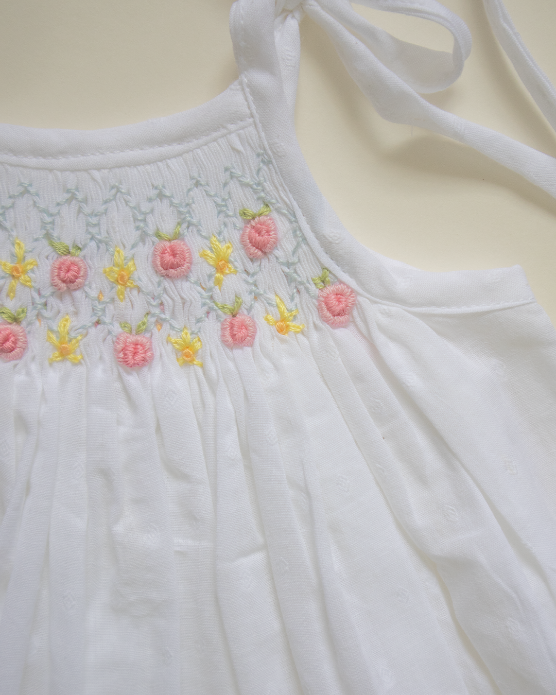 Blossom Trail - Tie up Smock - Pure Cotton