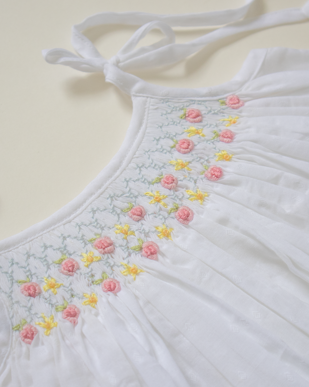 Blossom Trail - Tie up Smock - Pure Cotton