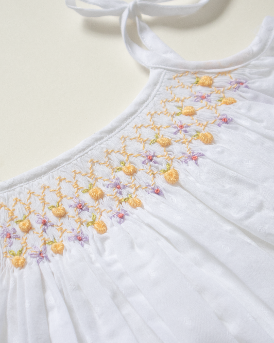 Butter Bloom - Tie up Smock - Pure Cotton
