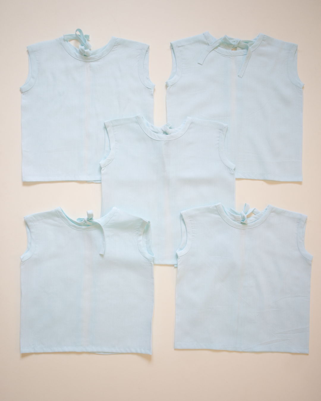 Newborn Jabala Pure Cotton - Blue - Set of 5