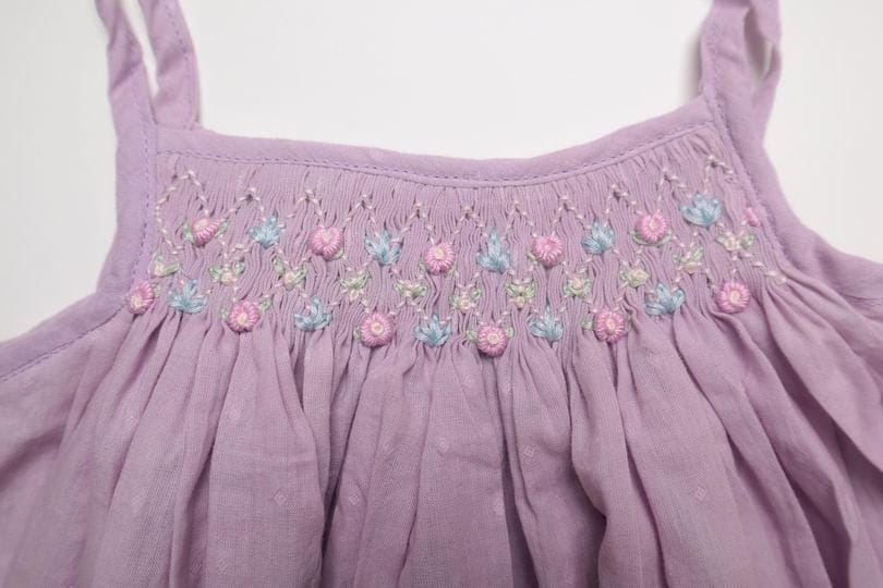 Tie up Smock - Purple✨