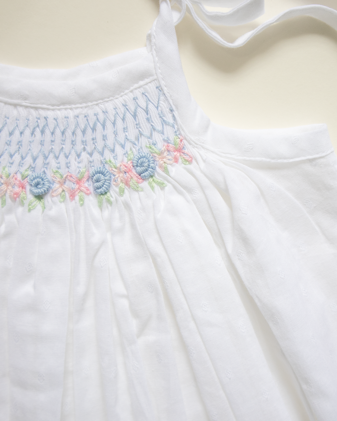 Tie up Smock - Pure Cotton