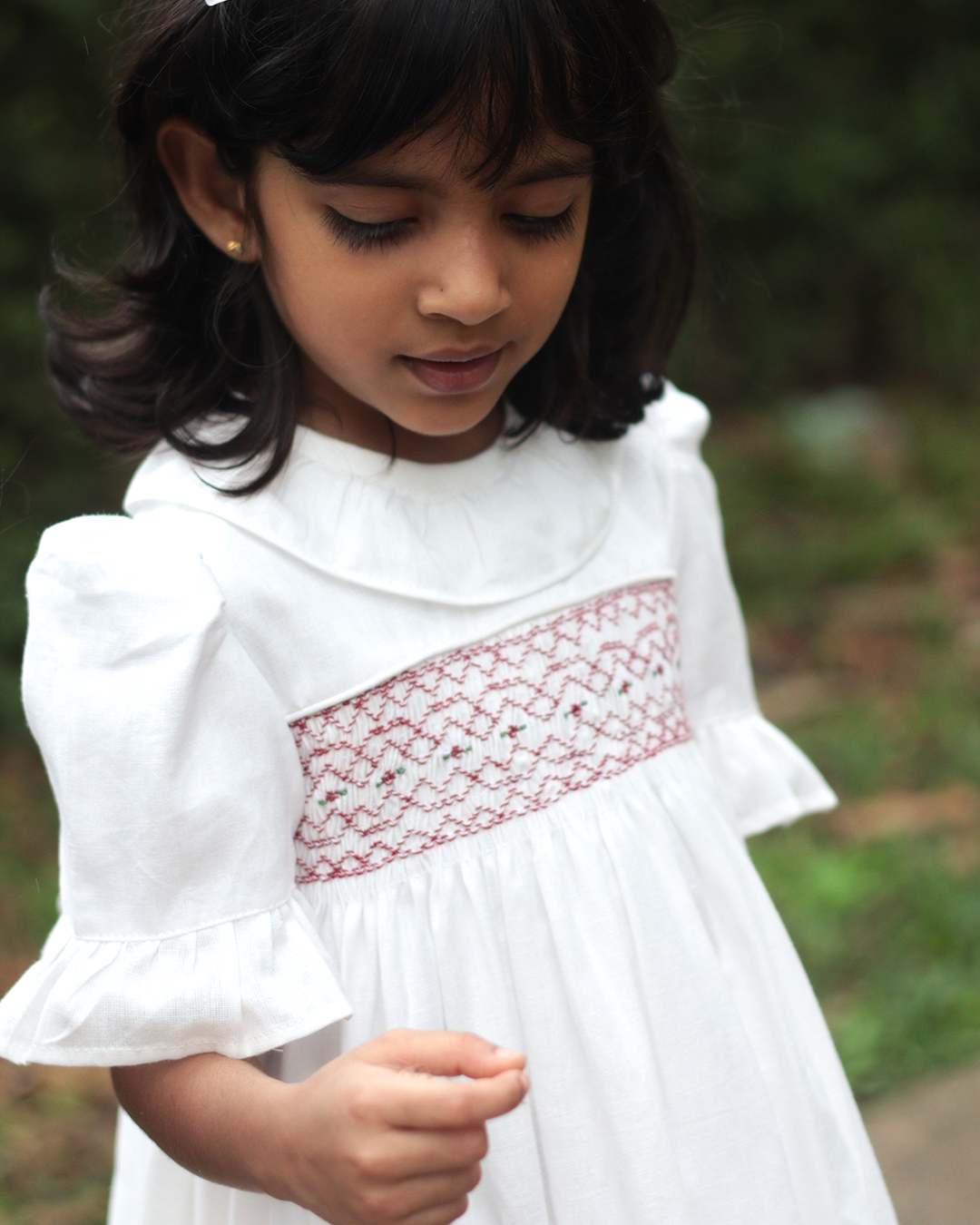 Berry Smock Dress