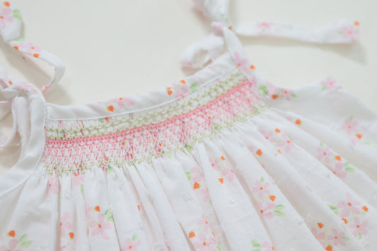 Meadow Grace Tieup Smock Dress