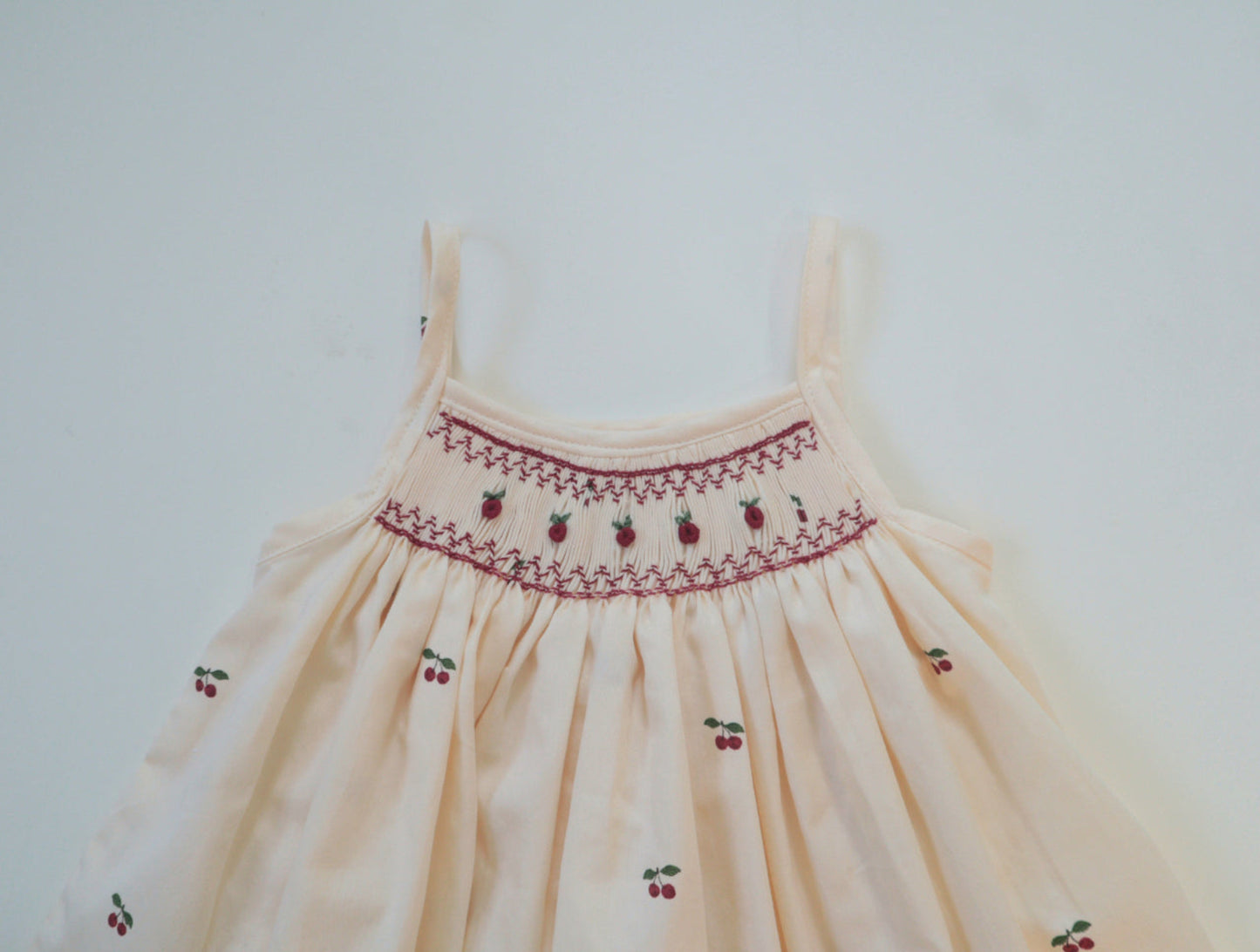 Cherry Bloom Smock Dress