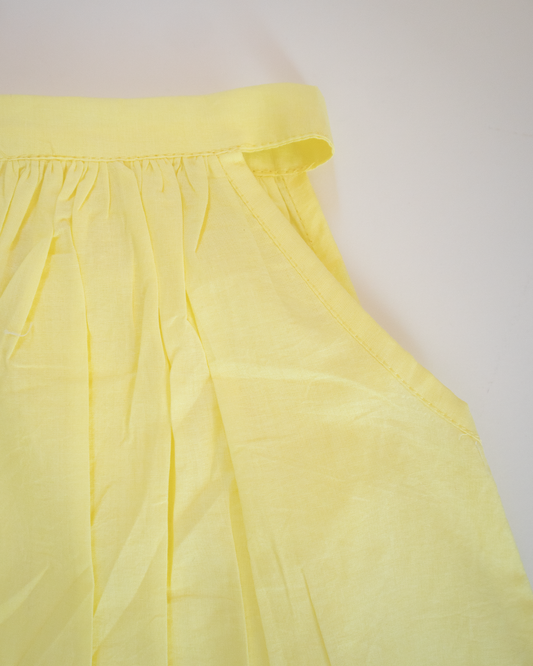 Halter Neck Jabala - Pure Cotton - Yellow