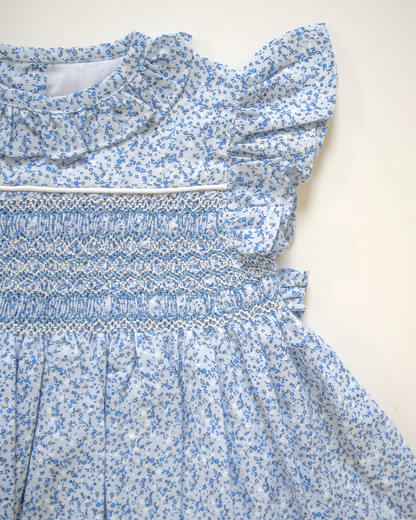 Blue Meadow Smock Dress