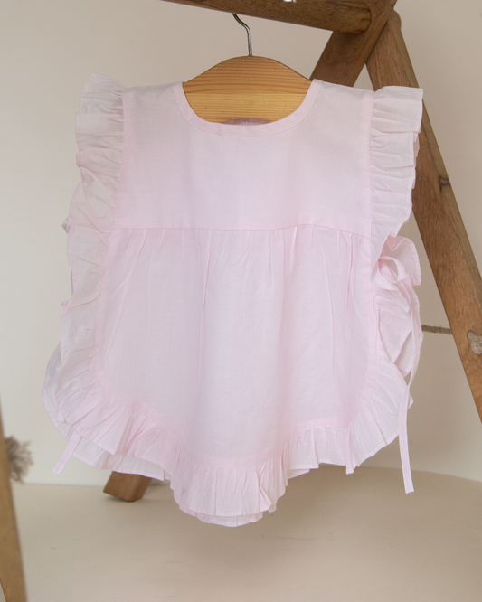 Newborn Cotton Dress – Pink