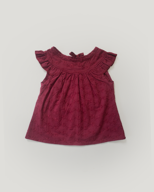 Mulberry Bloom – Hakoba Cotton Baby Dress