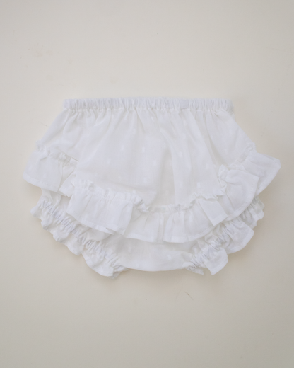 White Diaper Cover