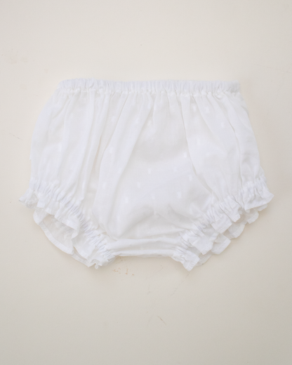 White Diaper Cover