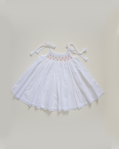 Blossom Trail - Tie up Smock - Pure Cotton