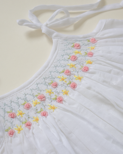 Blossom Trail - Tie up Smock - Pure Cotton