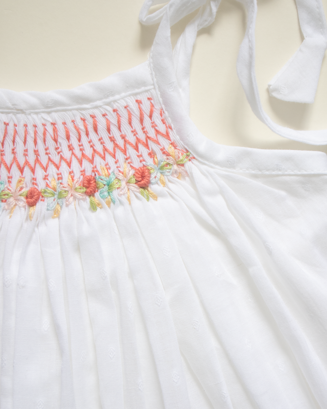 Tie up Smock - Pure Cotton