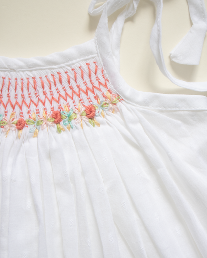 Tie up Smock - Pure Cotton