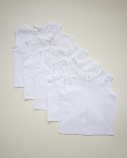 Newborn Jabala - Plain White - Set of 5