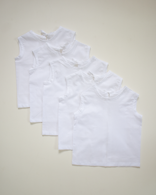 Newborn Jabala - Plain White - Set of 5