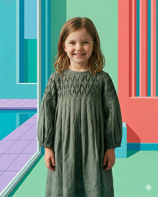 Willow Pleat Dress