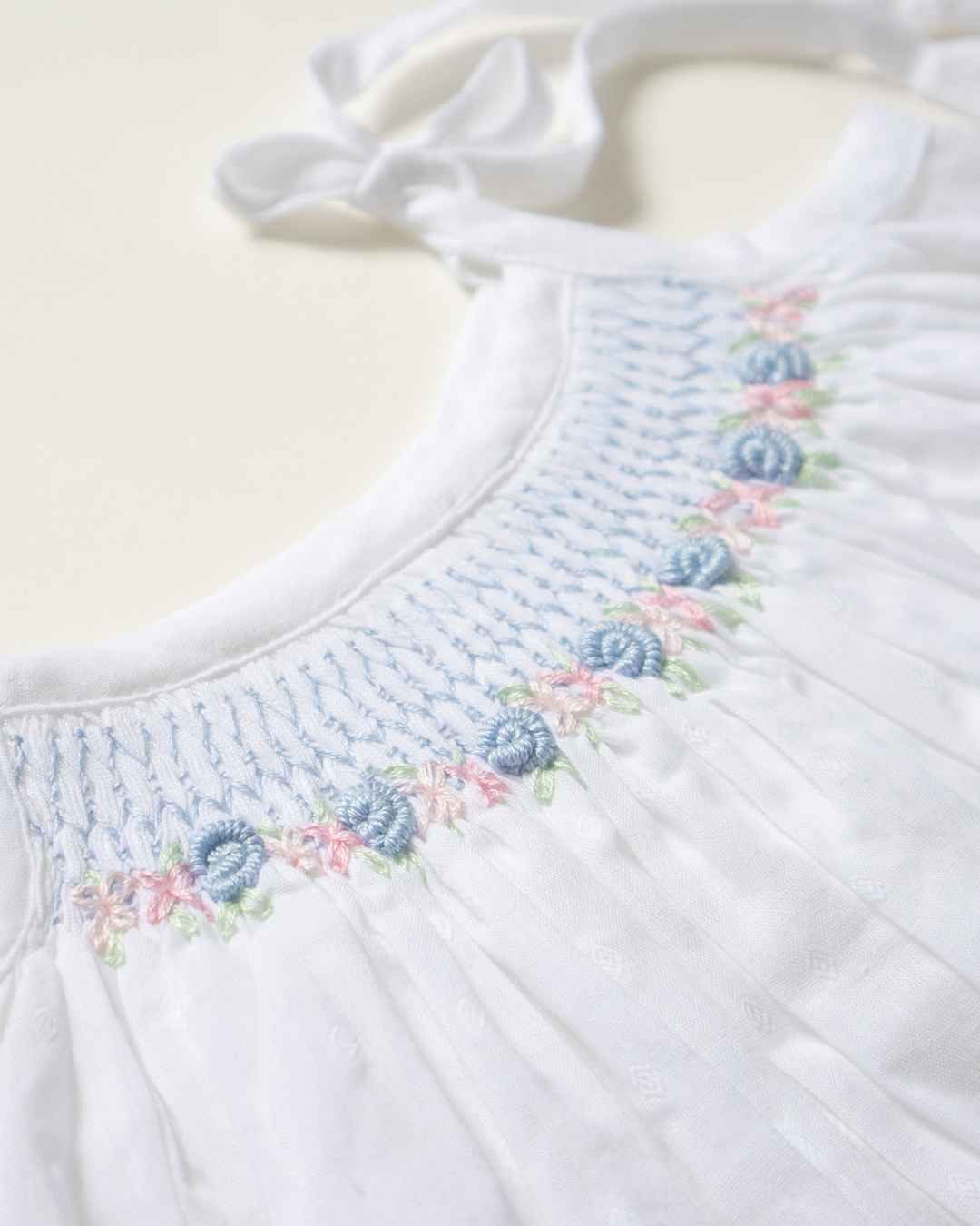 Tie up Smock - Pure Cotton